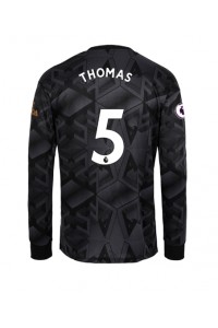 Fotbalové Dres Arsenal Thomas Partey #5 Venkovní Oblečení 2022-23 Dlouhý Rukáv
